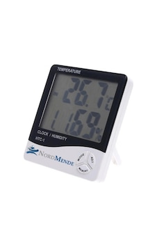 Dijital Termometre Nem Ölçer Saat Alarm Özellikli Lcd Ekran İç Mekan Sıcaklık Göstergesi Diğer Dijital Termometre Nem Ölçer Saat Alarm Özellikli Lcd Ekran İç Mekan Sıcaklık Göstergesi Diğer