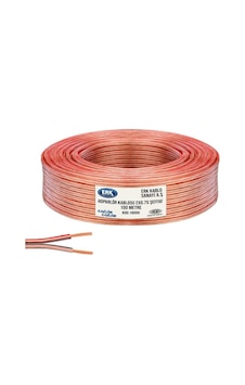 Kablo Kablo 2X0.75Mm Hoparlör Kablosu 100Metre Şeffaf Kablo Kablo 2X0.75Mm Hoparlör Kablosu 100Metre Şeffaf