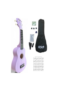 Soprano Lila Ukulele 54cm Kılıf Askı Sticker Pena Silme Bezi Soprano Lila Ukulele 54cm Kılıf Askı Sticker Pena Silme Bezi