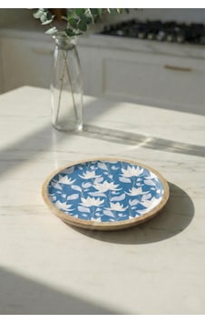Mango Agacı Pasta Tabağı & Sunum Tabağı 20 Cm Desenli Renkli Mango Agacı Pasta Tabağı & Sunum Tabağı 20 Cm Desenli Renkli
