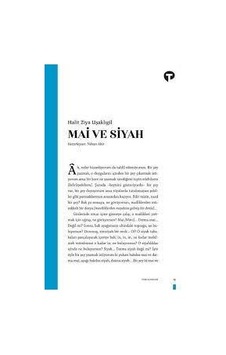 Mai ve Siyah - Halit Ziya Uşaklıgil - Turkuvaz Mai ve Siyah - Halit Ziya Uşaklıgil - Turkuvaz