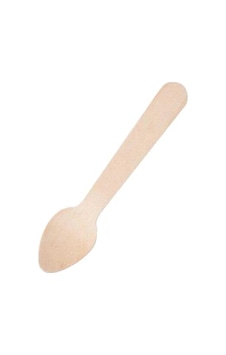 Ekolojik Tahta Kaşık 11 Cm - 100 Adet