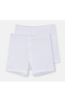2 Li Paket Dagi Erkek Penye Boxer D1220 Beyaz