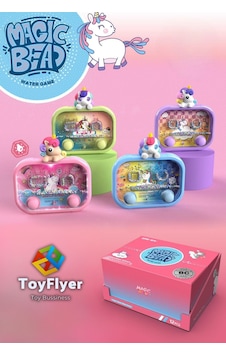 Su Oyunu Water Game Çocuklar İçin Eğlenceli Halka Geçirme Işıklı Unicorn Modelleri