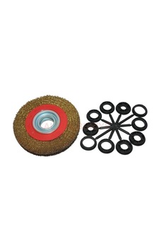 Hawk 10107 Daire Fırça Sarı Telli 175x25 MM Hawk 10107 Daire Fırça Sarı Telli 175x25 MM