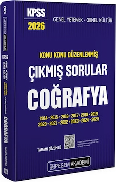 Pegem Coğrafya Kpss Çıkmış Sorular