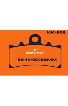 Ktm Duke 125 2019 North King Organik Ön Fren Balatası Nk606 Ktm Duke 125 2019 North King Organik Ön Fren Balatası Nk606