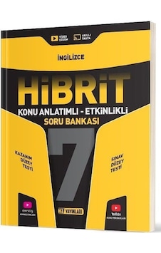 Hız Yayınları 2025 7. Sınıf İngilizce Hibrit - Konu Anlatımlı Soru Bankası Hız Yayınları 2025 7. Sınıf İngilizce Hibrit - Konu Anlatımlı Soru Bankası