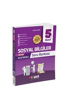 Gizli Yayınları 2025 5. Sınıf Sosyal Bilgiler Alıştırmalı Soru Bankası Gizli Yayınları 2025 5. Sınıf Sosyal Bilgiler Alıştırmalı Soru Bankası
