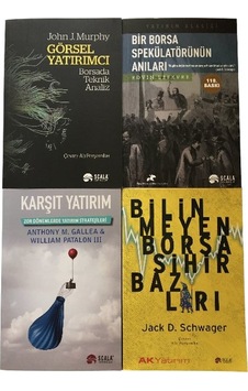 Gorsel Yatırımcı + Karsıt Yatırımcı + Bır Borsa Spekulatorun Anıları + Bılınmeyen Borsa Sıhırbazları 3set Gorsel Yatırımcı + Karsıt Yatırımcı + Bır Borsa Spekulatorun Anıları + Bılınmeyen Borsa Sıhırbazları 3set