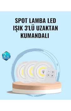 Ev Ofis Kamp İçin Uygun Uzaktan Kumandalı Yapışkanlı Kablosuz Led Spot Lambalar Krgltgsl767gfa6ıwhl Ev Ofis Kamp İçin Uygun Uzaktan Kumandalı Yapışkanlı Kablosuz Led Spot Lambalar Krgltgsl767gfa6ıwhl