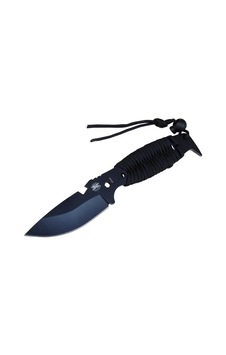 Dpx Gear Assault 0238bk Kamp Bıçağı 22,5 Cm - Siyah, Metal &amp Amp Amp İpli Sap
