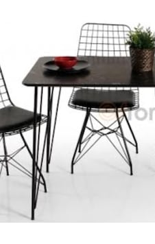 Webdepo Wood Idea Metal Ayaklı 60X90 Mutfak Masası Balkon Masası (545097771) Webdepo Wood Idea Metal Ayaklı 60X90 Mutfak Masası Balkon Masası (545097771)