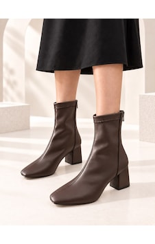 Dabab Shoes Azra Kadın Acı Kahve Streç Cilt Kare Burun Arka Fermuarlı 6 Cm Kalın Topuklu Bot Bootie Acı Kahverengi Dabab Shoes Azra Kadın Acı Kahve Streç Cilt Kare Burun Arka Fermuarlı 6 Cm Kalın Topuklu Bot Bootie Acı Kahverengi