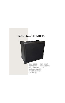 High Tone Ht-15bl Bluetoothlu Gitar Amfisi 15w Kablosuz Müzik Eşliği Çift Girişli Tasarım Güçlü Bass Ve Tiz Kontrolü High Tone Ht-15bl Bluetoothlu Gitar Amfisi 15w Kablosuz Müzik Eşliği Çift Girişli Tasarım Güçlü Bass Ve Tiz Kontrolü