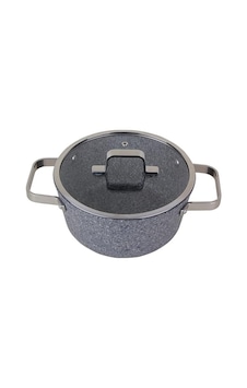Bianco Gri Kapaklı Derin Tencere 20 Cm Bianco Gri Kapaklı Derin Tencere 20 Cm