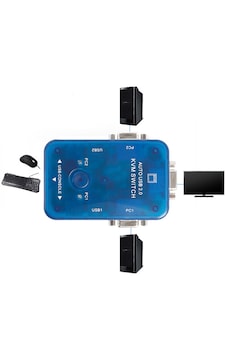 Artes Auto Kvm Swıtch 2 Port Ps2 Girişlidir. Artes Auto Kvm Swıtch 2 Port Ps2 Girişlidir.