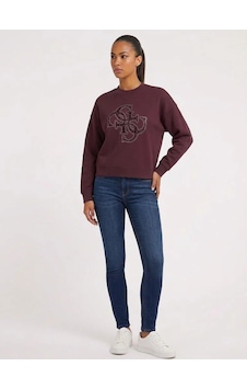 Guess Evelyn Kadın Triko W6br52z1453 Bordo Guess Evelyn Kadın Triko W6br52z1453 Bordo