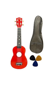 54 Cm Soprano Kırmızı Ukulele Kılıf Ve Pena Dahil 54 Cm Soprano Kırmızı Ukulele Kılıf Ve Pena Dahil