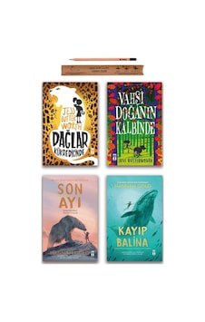 Genç Timaş Kayıp Balina - Son Ayı - Dağlar Kükrediğinde - Vahşi Doğanın Kalbinde Set 4 Kitap