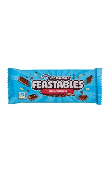 3 Adet Mr Beast Feastables Milk Crunch Çikolata 60 G 3 Adet Mr Beast Feastables Milk Crunch Çikolata 60 G