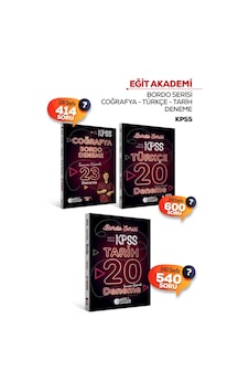 Kpss Bordo Serisi Tamamı Çözümlü Üçlü Deneme Seti Türkçe/tarih/coğrafya Mehmet Eğit Kpss Bordo Serisi Tamamı Çözümlü Üçlü Deneme Seti Türkçe/tarih/coğrafya Mehmet Eğit