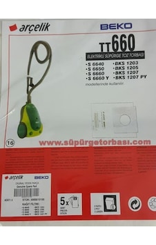 Arçelik Uyumlu S6650 Süpürge Torbası Arçelik Uyumlu S6650 Süpürge Torbası