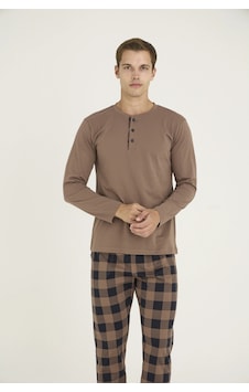 Angbutik Kocabey 9221 Erkek Midi Yaka Pijama Takım Çok Renkli Angbutik Kocabey 9221 Erkek Midi Yaka Pijama Takım Çok Renkli