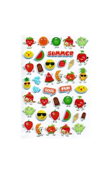 Sticker Kabartmalı A4 Boyutunda Stiker Defter, Planlayıcı Etiket, - Lim102 - Summer Yaz Meyveleri Sticker Kabartmalı A4 Boyutunda Stiker Defter, Planlayıcı Etiket, - Lim102 - Summer Yaz Meyveleri