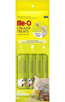 Me-O Creamy Ton Balıklı ve Keçi Sütlü Kedi Ödül Maması 4 x 15 G Me-O Creamy Ton Balıklı ve Keçi Sütlü Kedi Ödül Maması 4 x 15 G