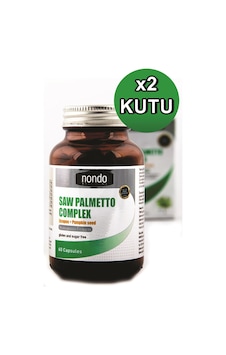 Nondo Saw Palmetto Complex 60 Kapsül 2 Adet Nondo Saw Palmetto Complex 60 Kapsül 2 Adet