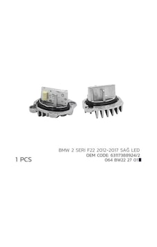 Nıken 064bw222701 Led Modulu Sağ Bmw F22 F23 F87 Gündüz Farı 63117388924 -