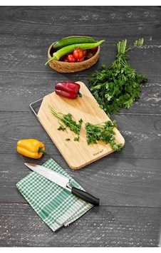 Cooker Bambu Kesme Tahtası 32x22x2cm Kahverengi Cooker Bambu Kesme Tahtası 32x22x2cm Kahverengi