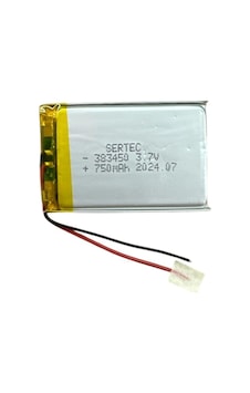 383450 3.7v 750 Mah Li-polymer Pil Devreli/1.5a
