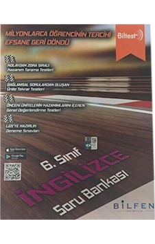 Bilfen 6.Sınıf İngilizce Biltest Soru Bankası 2023 Bilfen 6.Sınıf İngilizce Biltest Soru Bankası 2023