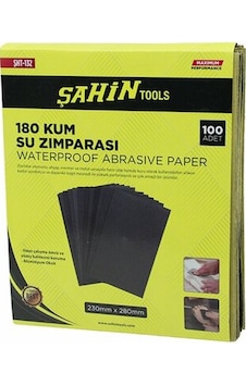 100 Adet 180 Kum Kağıt Su Zımparası 230x280mm 5690 100 Adet 180 Kum Kağıt Su Zımparası 230x280mm 5690