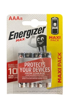 Energizer Alkalin Max Aaa İnce Kalem Pil 8'li Paket Energizer Alkalin Max Aaa İnce Kalem Pil 8'li Paket