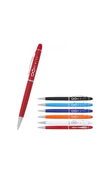 Bk Gift Promosyon 1022 Metal Tükenmez Touchpen Kalem Lazer Baskılı Logolu Promosyon Kalem 10 Adet - Kırmızı Mavi Bk Gift Promosyon 1022 Metal Tükenmez Touchpen Kalem Lazer Baskılı Logolu Promosyon Kalem 10 Adet - Kırmızı Mavi