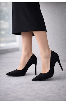 Firibu Kadın Stiletto Sivri Burun İnce Topuk Şık Klasik Ofis & Abiye Ayakkabı 35-41-42 Özel Numara Esensstiletto Siyah - Süet R Firibu Kadın Stiletto Sivri Burun İnce Topuk Şık Klasik Ofis & Abiye Ayakkabı 35-41-42 Özel Numara Esensstiletto Siyah - Süet R