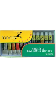 Fanart 12X12 ML Yağlı Boya 12 Renk Fanart 12X12 ML Yağlı Boya 12 Renk