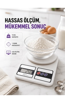 Taşınabilir Dijital Terazi Çift Ölçü Birimi Destekli Diğer 06459026