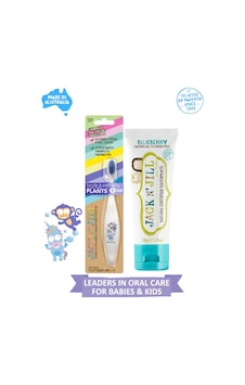 Doğal Sertifikalı Bebek/çocuk Diş Seti Unicorn&monkey Diş Fırçası + Yaban Mersini Diş Macunu 50g Doğal Sertifikalı Bebek/çocuk Diş Seti Unicorn&monkey Diş Fırçası + Yaban Mersini Diş Macunu 50g