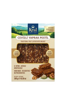 3 Adet Kral Cevizli Yaprak Pestil 300 G