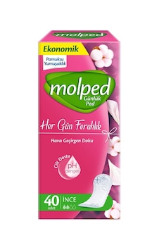 Molped Her Gün Ferahlık Parfümlü Günlük Ped 40'lı