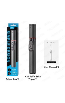 Yk Desıgn C21 Taşınabilir Selfie Çubuk Monopod Ve Bluetooth Selfie Çubuğu