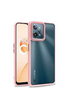 Zore Realme C31 Kılıf Omsy Flora Kapak - Rose Gold Zore Realme C31 Kılıf Omsy Flora Kapak - Rose Gold