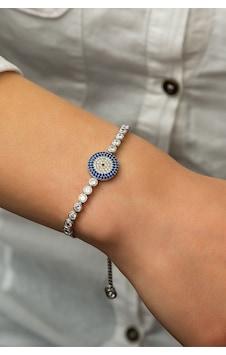 Papatya Silver 925 Ayar Gümüş Nazar Bileklik Papatya Silver 925 Ayar Gümüş Nazar Bileklik