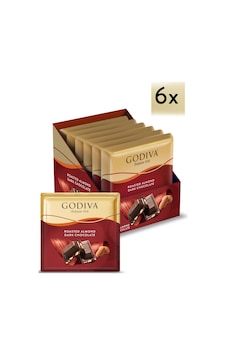 Godiva Bitter Bademli Kare Çikolata 6 x 60 G Godiva Bitter Bademli Kare Çikolata 6 x 60 G