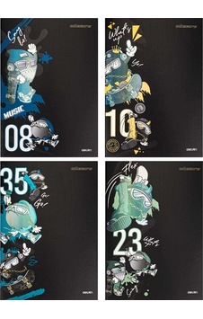 Deli Full Force Is Cool Notebook A5 Çizgili 40yp. Fa540 Deli Full Force Is Cool Notebook A5 Çizgili 40yp. Fa540