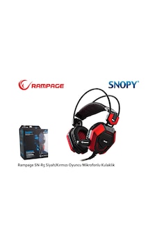 Rampage Sn-r5 X-core Siyah-kırmızı Oyuncu Mikrofonlu Kulaklık Usb